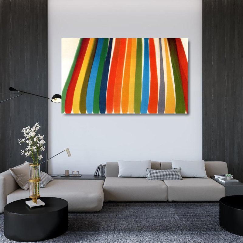While, 1960, 29" H x 48" W