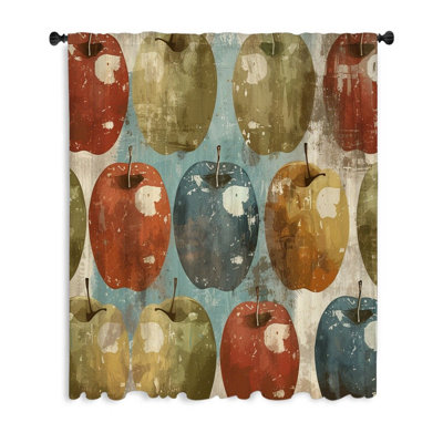 Country Apple Blackout Filters Out A Lot Of Light Curtain Single Panel