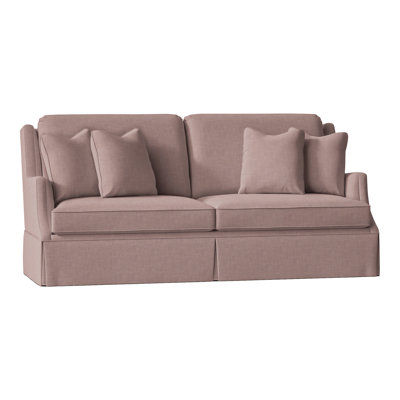 Canapé à accoudoirs arrondis avec coussins réversibles de 87,5 po Savannah