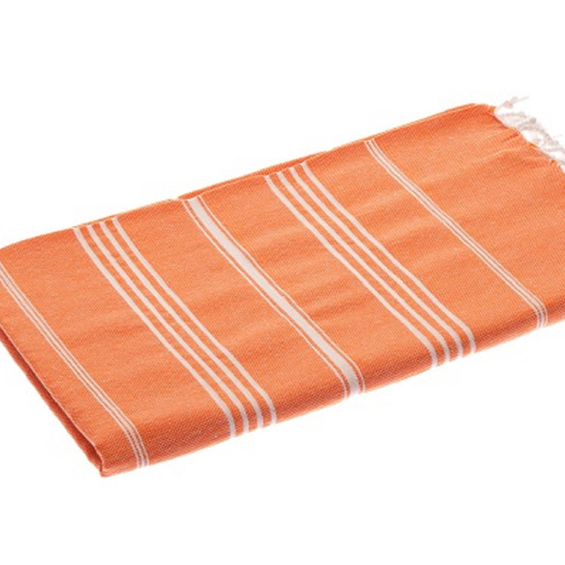 Marilyn Cotton Ultra Light Beach Towel, Orange