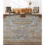Tapis beige et multicolore de haute qualité noué à la main-64621186