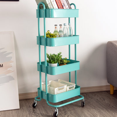 42.9'' H x 17.7'' W Utility Cart with Wheels
