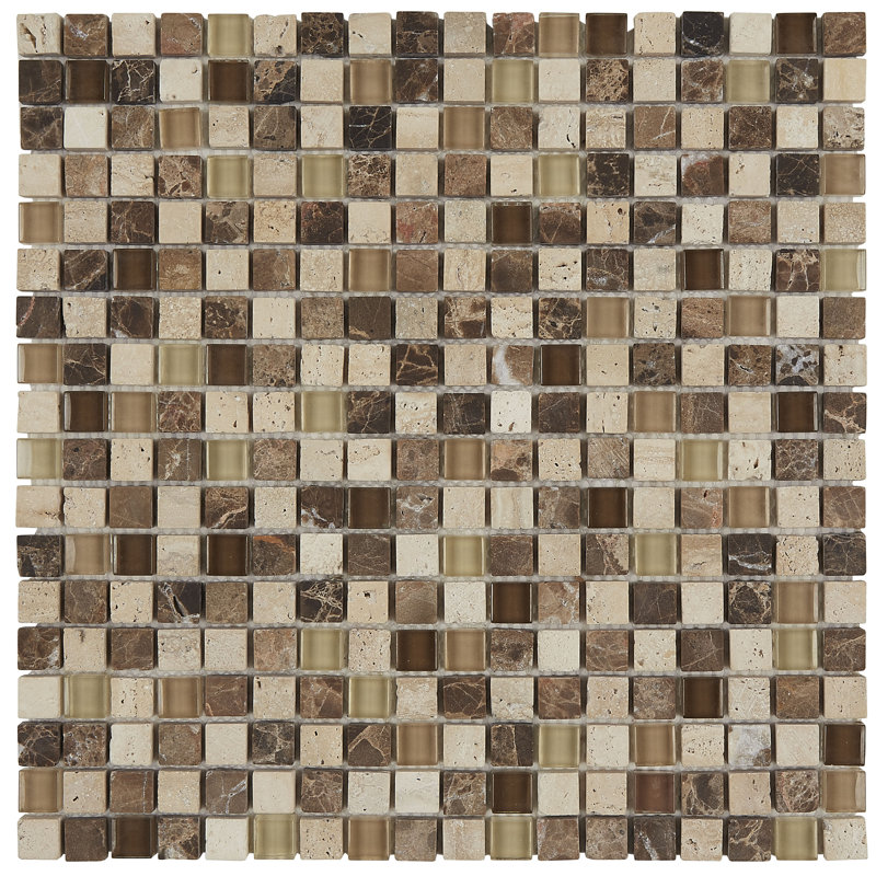 Quincy Random Sized Mixed Material Grid Tile