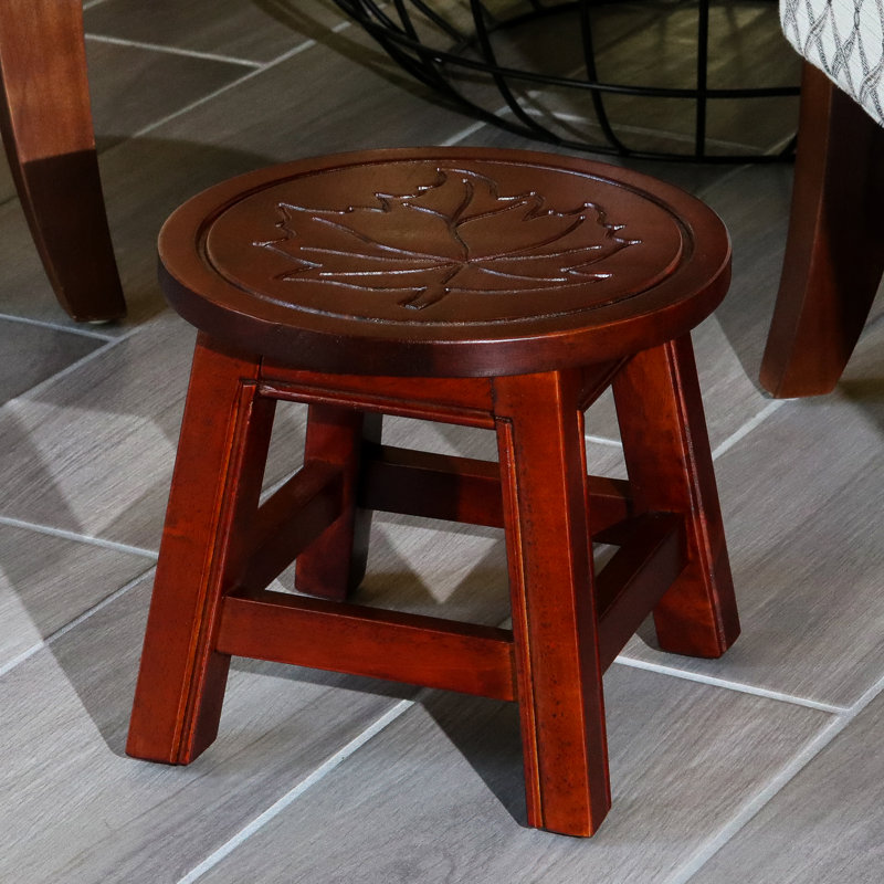 Tabouret élégant en bois de cerisier - Pièce de décoration moderne avec élément décoratif en cerisier d'extérieur, Cherry
