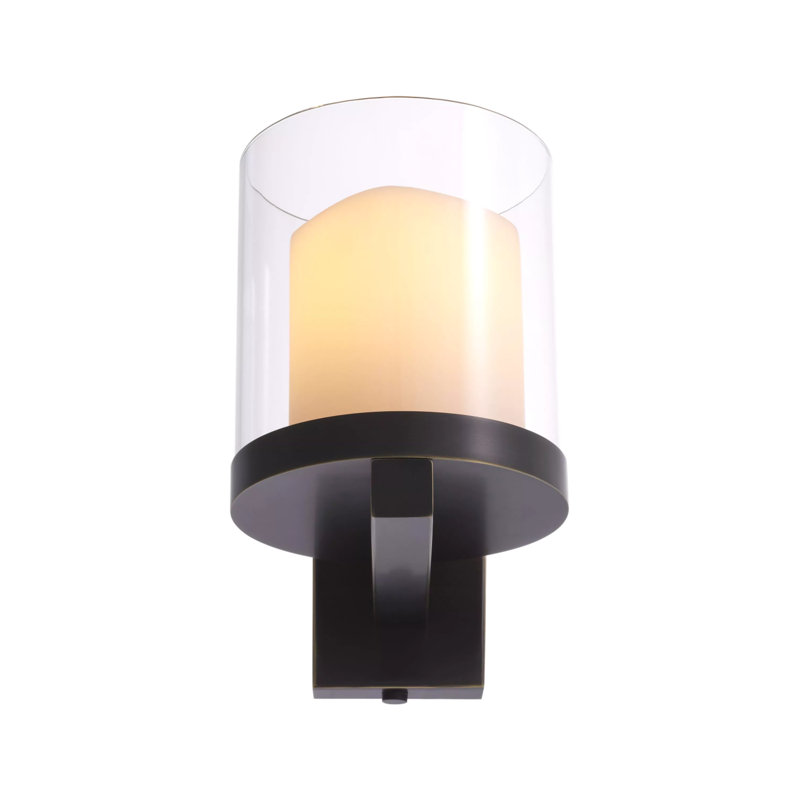 Donovan 1 - Light Armed Sconce, Black