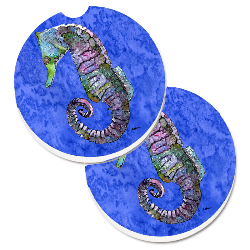 Sous-verre hippocampe voiture