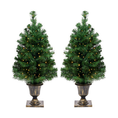 Lighted Artificial Christmas Tree