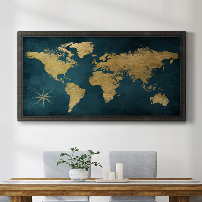 " Navy Gold Map "