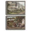 Minns House - Ensemble de 2 peintures sur toile encadrées-144738876-144738877