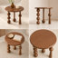 Table de bout moderne en bois massif 20 po