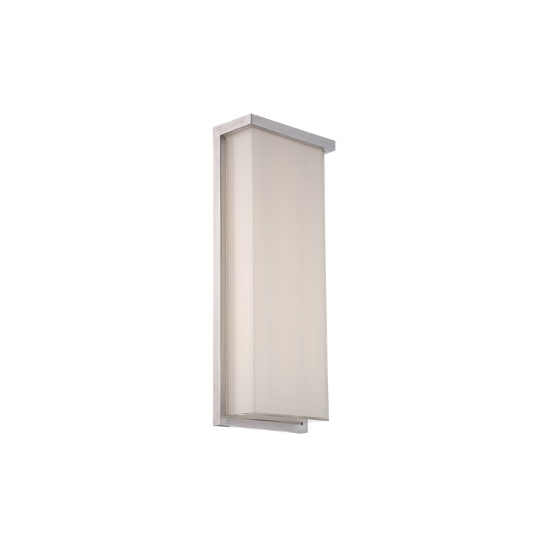 Ledge Wall Light, 20" H x 8" W x 4" D, Aluminum, 3500K