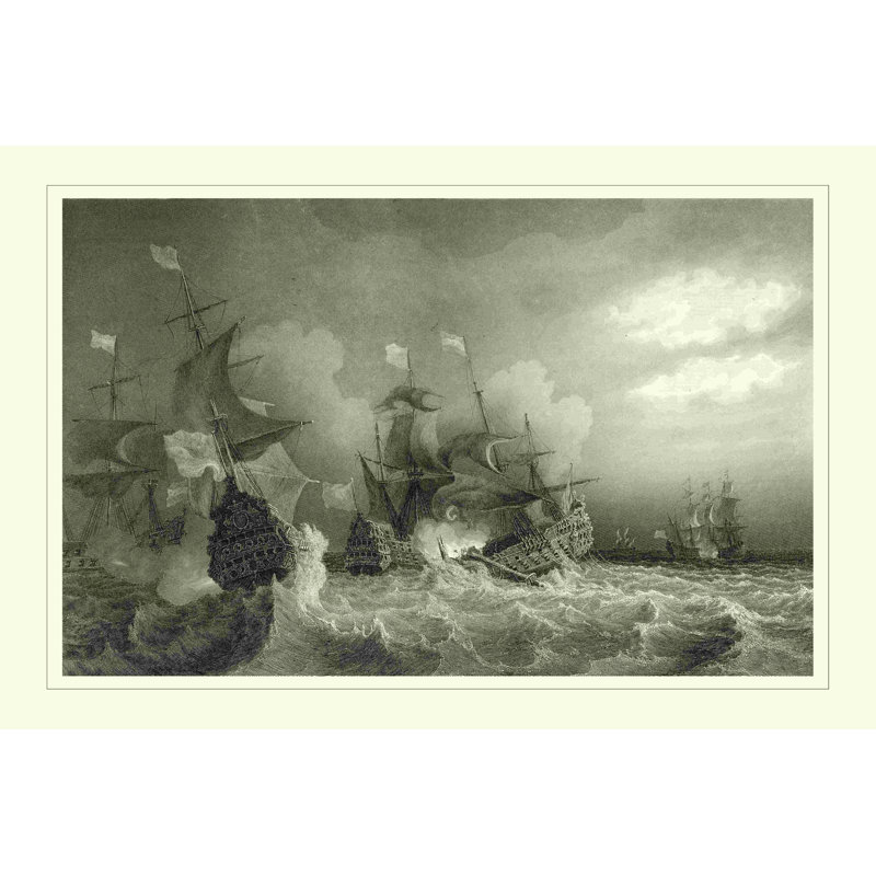 Navires en mer I, H 8 po x l 12 po