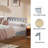 Pine Shaker Bed Twin  Grey-2040557948