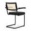 Boucle Low Rattan Back Arm Chair-93021591