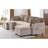 1113.4 Inch Sectional Sofa Pull-Out Bed With Large Storage, USB Ports, And Cup Holders For Living Room-146709459