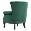 Tamworth 73Cm Wide  Velvet Channel Occasional Armchair Wingback Chair-359442512