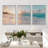 'Paradise' - 3 Piece Floter Frame Print Set on Canvas-556170855-646618345
