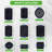 NutriChef 10 Piece Non-Stick Steel Bakeware Set