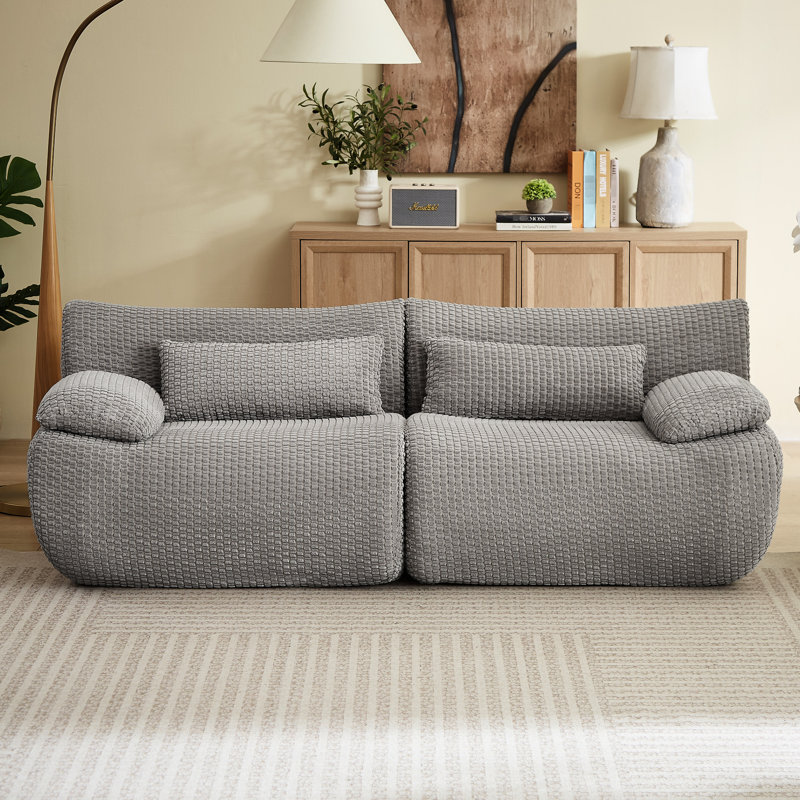 29.34 " Corduroy Loveseat