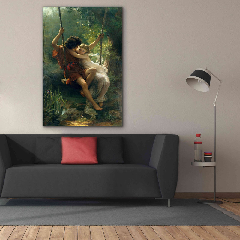 «Springtime» par Pierre Auguste Cot, art mural sur toile, H 60 po x l 40 po