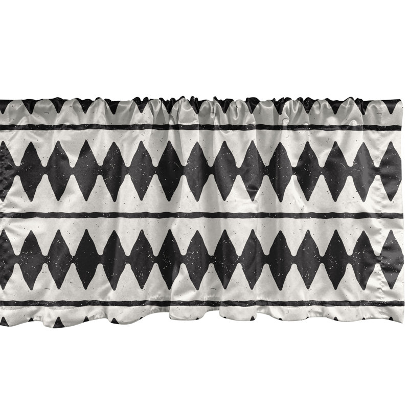 Ensemble de 2 cantonnières multicolores 54 "x 12" Amba