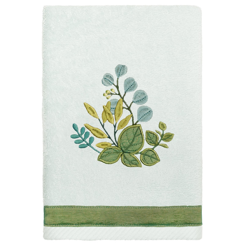  Botanica Turkish Cotton Hand Towel, Aqua