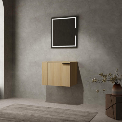 Ensemble de meuble-lavabo de salle de bain 24 po pour grand espace, ensemble d'armoires de salle de bain moderne, ensemble d'armoires de salle de bain sans lavabo (composable)