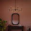 Lustre noir mat à 6 lumières Pilar-127380261