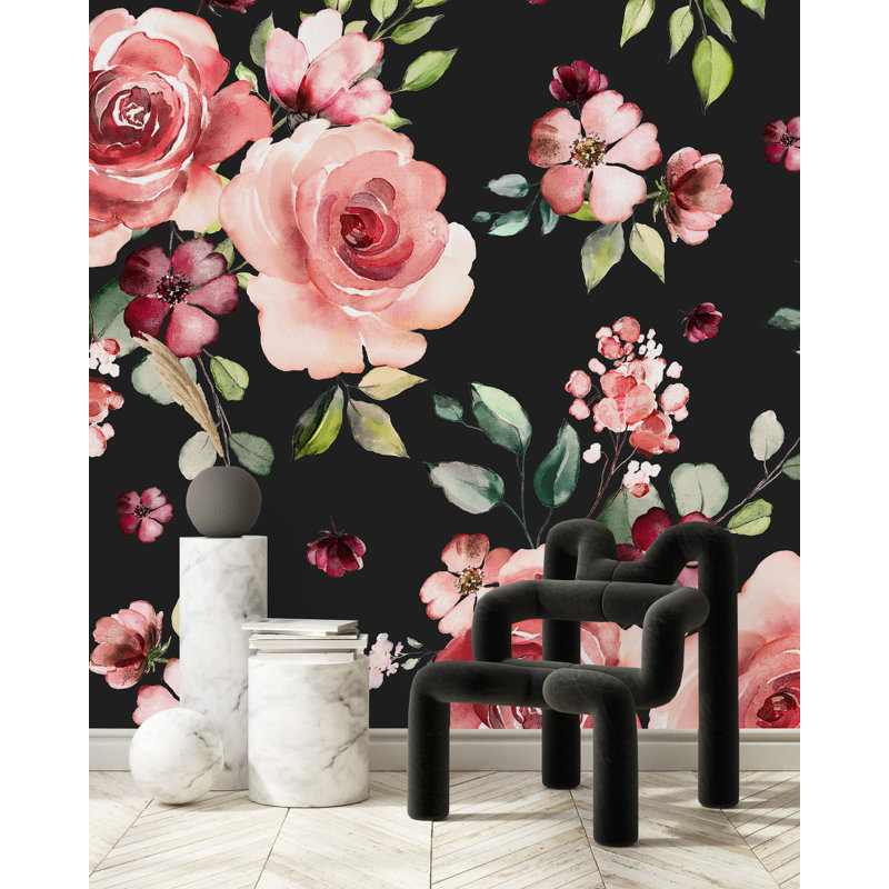 Murale pelez et collez, L 8,34 pi x L 8,34 pi