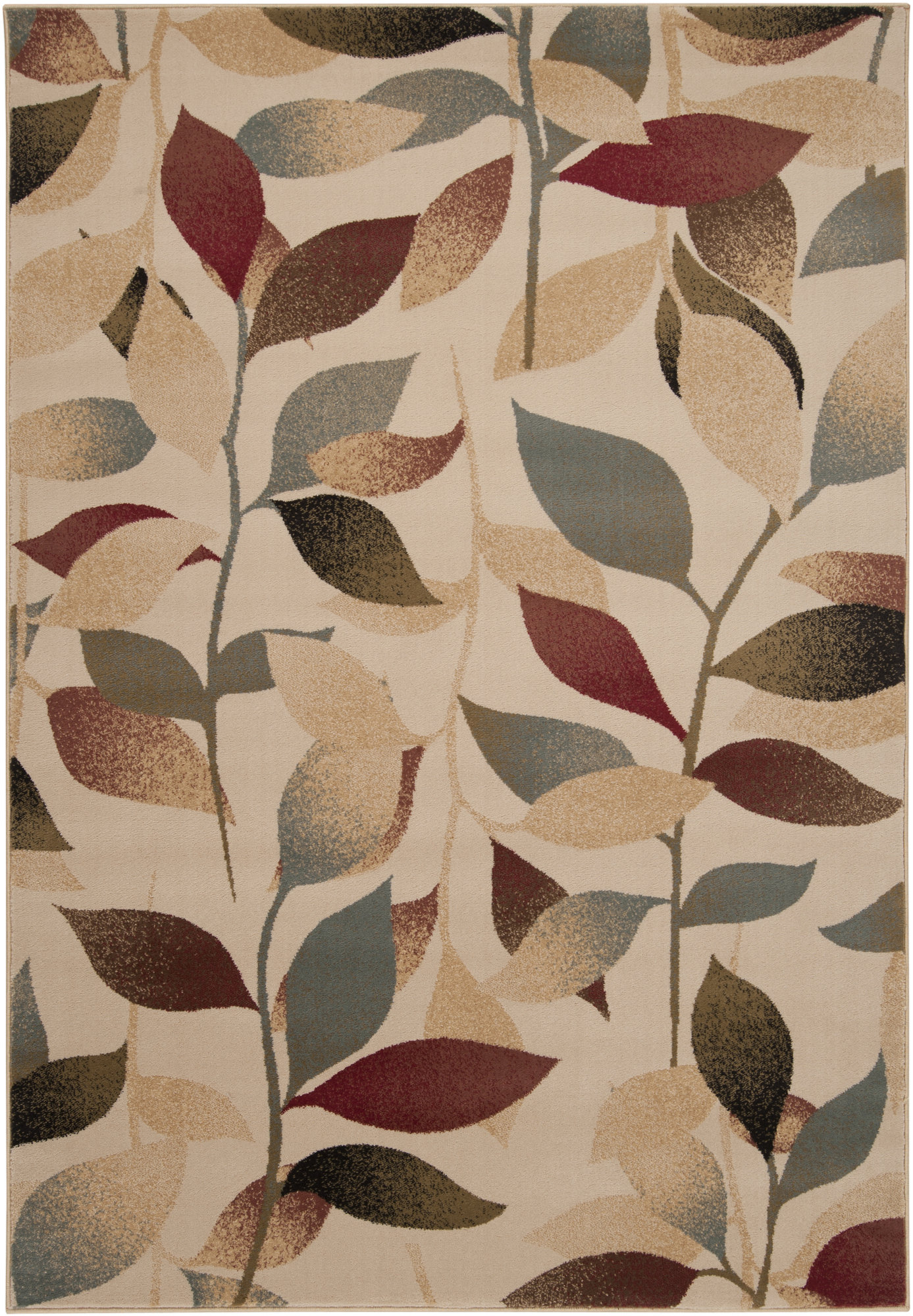 Lark Manor™ Feagin Floral Dark Red/Dark Brown Area Rug & Reviews | Wayfair