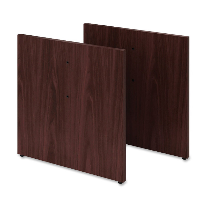 Base de table dalle Preside, Acajou