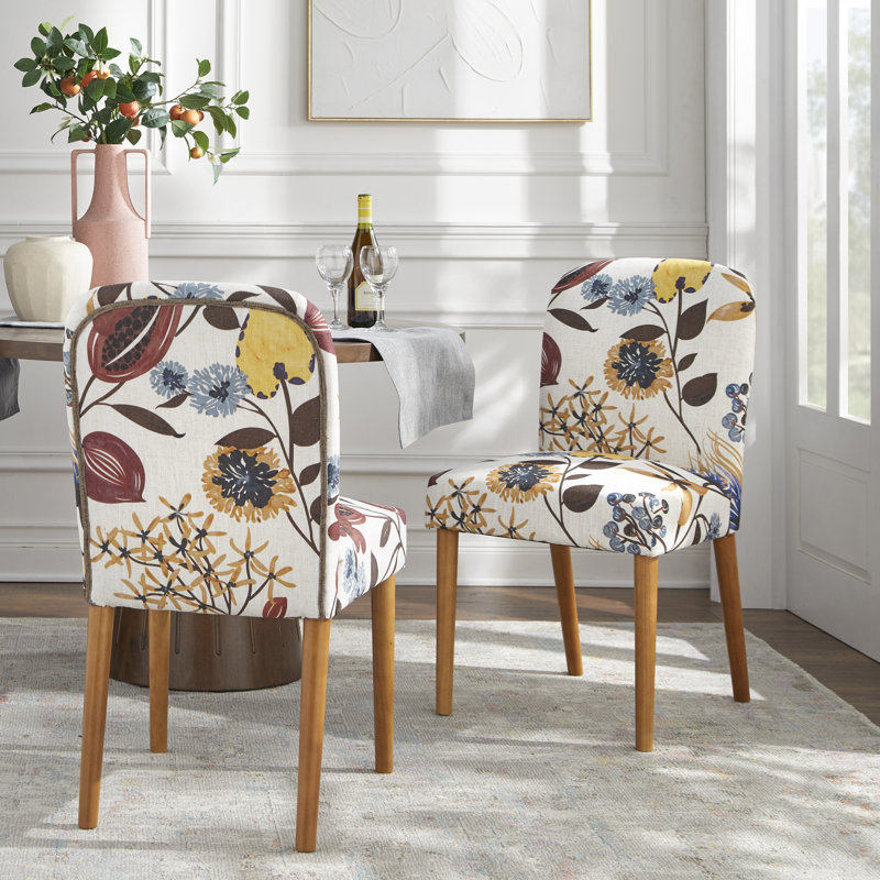 Essence Upholstered Dining Chair, Autumn Floral