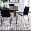 Tapis brun / ivoire touffeté à la main Brodney-943674025