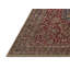 Tapis oriental rouge tissé à la machine Laci-504689243