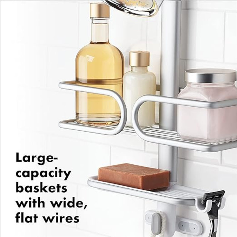 OXO GG COMPACT ALUMINUM SHOWER CADDY