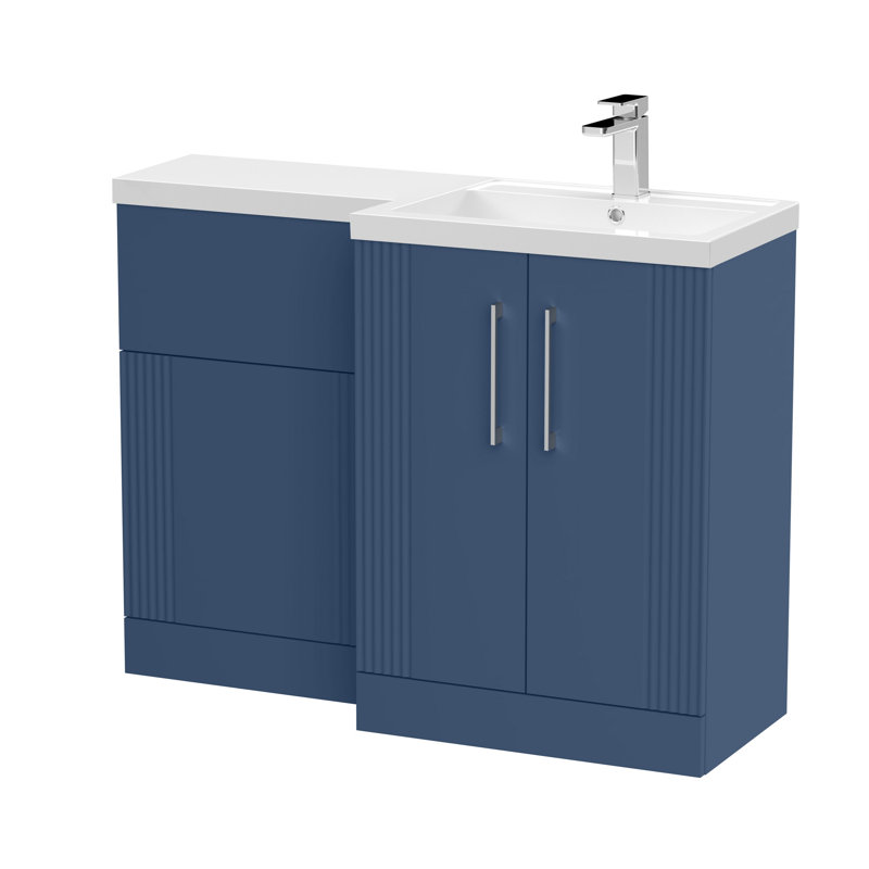 Deco 1105 mm Bathroom Vanity, Satin Blue