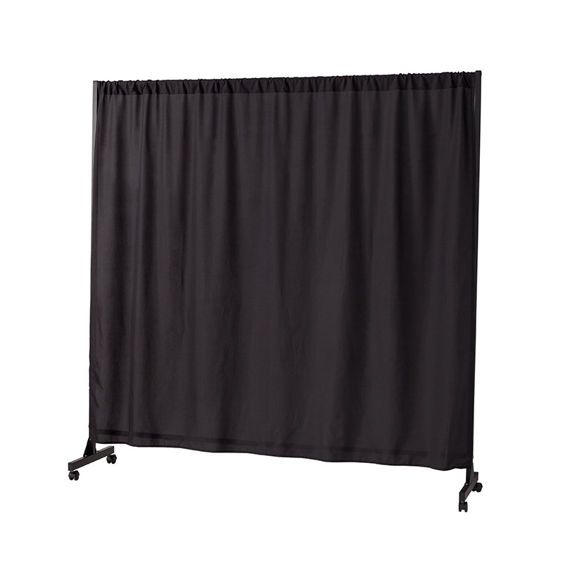 Expandable Privacy 1 Panel Room Divider, Black