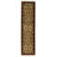 Tapis de couloir beige / rouge en laine et en coton noué à la main de conception unique 2 pi 7 po x 9 pi 9 po New Age