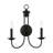 Caughfield Steel Candle Wall Light-1827564647