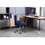 Chaise de travail en velours Kassandra-71022393