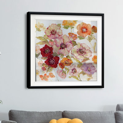 « avant jardin i », reproduction de peinture à l’huile sur toile tendue