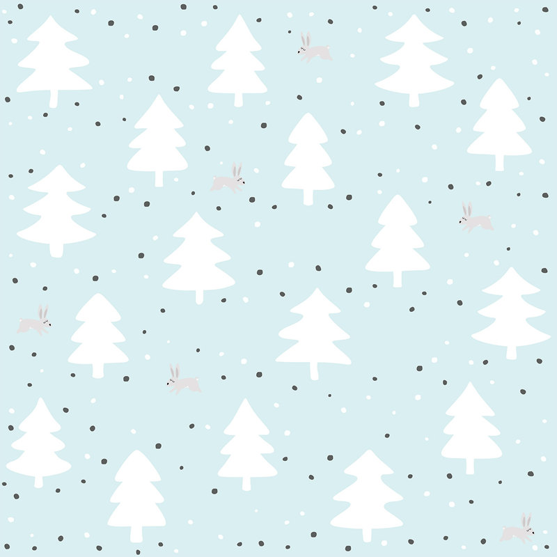 Panneau de papier peint amovible Wald Wald, L 126 po x l 24 po