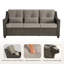 Ensemble de conversation d'extérieur pour 5 personnes avec table basse et coussins Keaisha-711096508-711096509