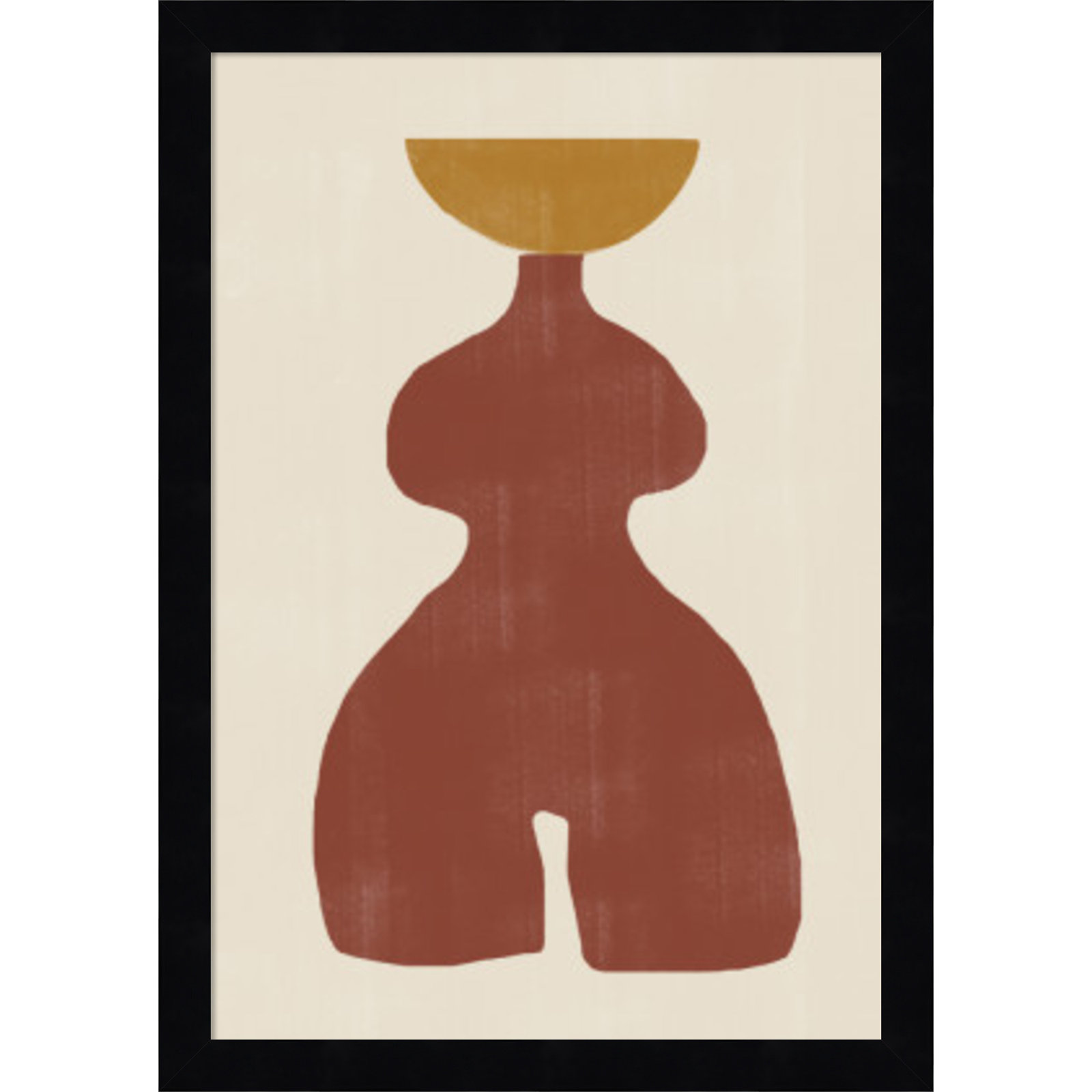 Rockingham "Vase No. 11" Print, Black, 17" H x 12" W