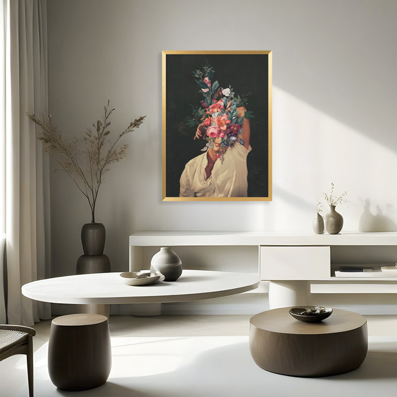 Roses Bloomed Everytime I Thought Of You Print by Frank Moth, 10" H x 8" W 