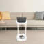 C-Shaped Side Table With Wheels 18.11(W)*13.78(D)*24.8(H)INCH-156165045
