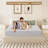 RWAEZYBLUX [New Version] 12 inches Hybrid Mattress Queen Size, Cooling-Gel Memory Foam & Pocket Springs, Firm Support for Back Pain Relief, Motion Isolation, CertiPUR-US Certified, Bed in a Box-907593037-907593032