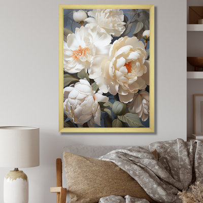 «Beige Fragrant Peony Bliss I» sur toile