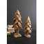  Arbre de Noël 31,5 po en bois de teck rustique - décor de table de fête en bois naturel fabriqué à la main-299898421