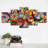 " Ethiopian Wicker Baskets " 5 - Pieces-92833525